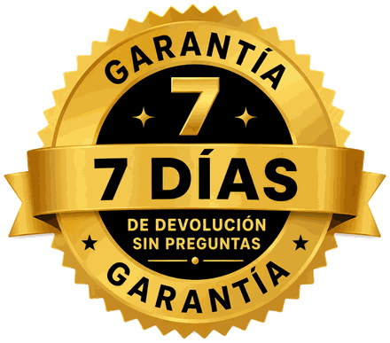 Garantía de 7 días de devolución, sin preguntas